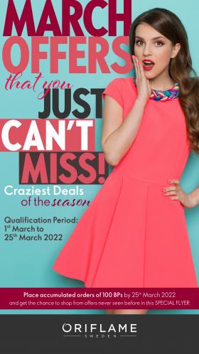 Oriflame - March Special Flyer