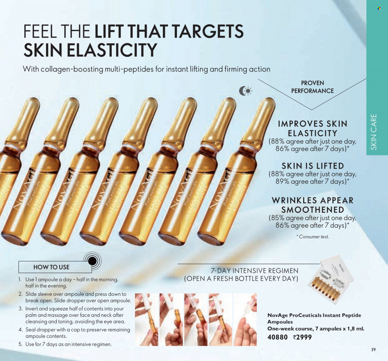Oriflame offer . Page 39.