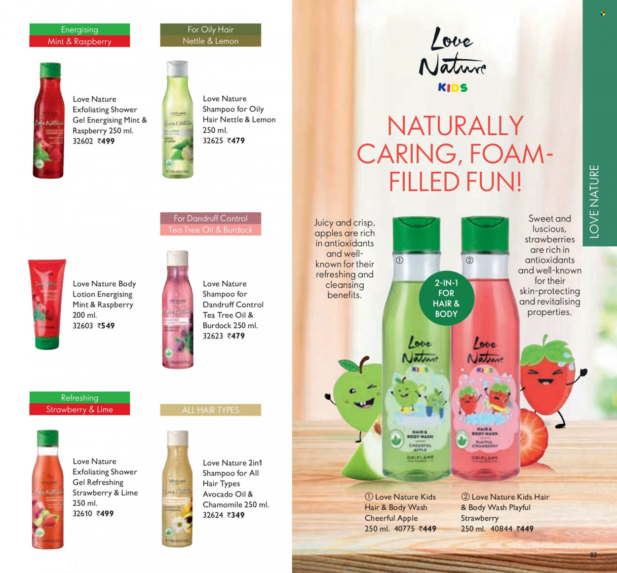 Oriflame offer . Page 83.