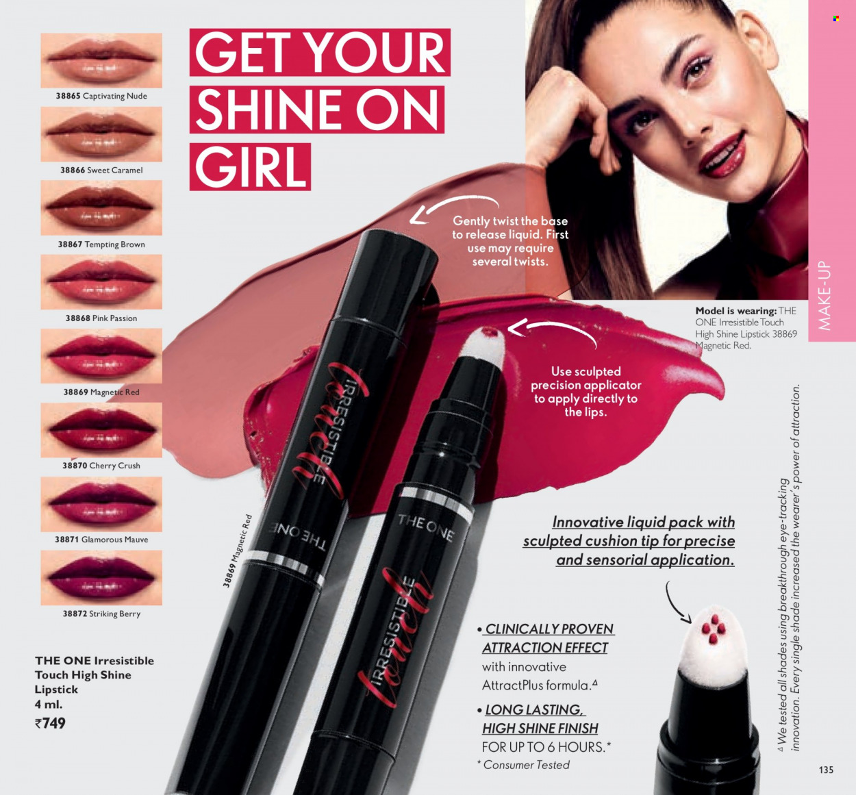 Oriflame offer . Page 135.