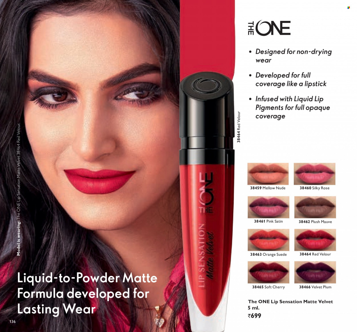 Oriflame offer . Page 136.