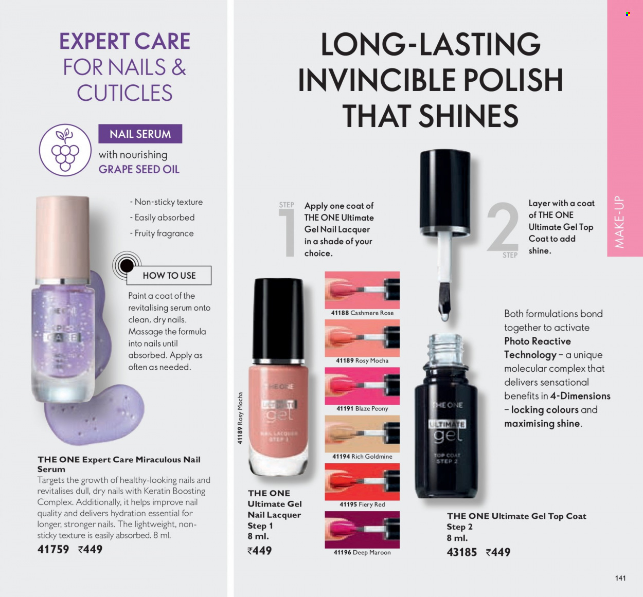 Oriflame offer . Page 141.