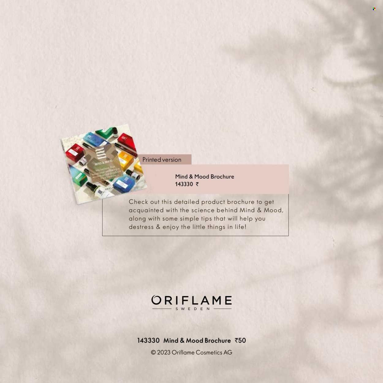Oriflame offer . Page 112.
