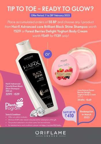 Oriflame offer  - 01-02-2023 - 28-02-2023.