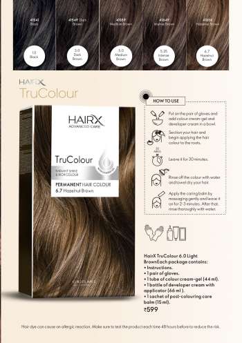 HAIR COLOR deals - ORIFLAME • Today's offer from catalogues